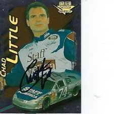 CHAD LITTLE SIGNED 2002 WHEELS HIGH GEAR RACING #F41  - NASCAR