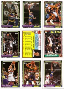 1992-93 Topps Basketball Denver Nuggets Master Team Set (14) - Bild 1 von 1