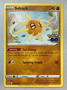 Pokemon Pokemon GO Solrock 039/078 NM/M - Picture 1 of 1