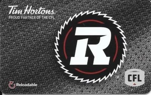 *NEW* 2018 Ottawa Red Blacks-CFL-Tim Hortons Tim Card Gift Card  FD-61807  - Bild 1 von 3