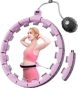 Smart Weighted Hoop Fit für Erwachsene Abnehmen, + schwerer Gewichtsball + Uhr - Bild 1 von 4