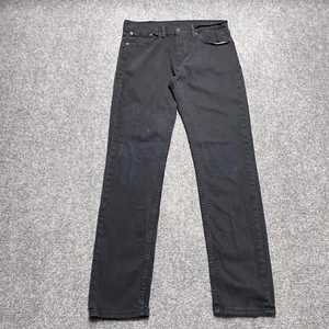 Levis 511 Jeans Men 31x32 Black Slim Straight Dark Wash Stretch Tag 31x32 - Picture 1 of 13