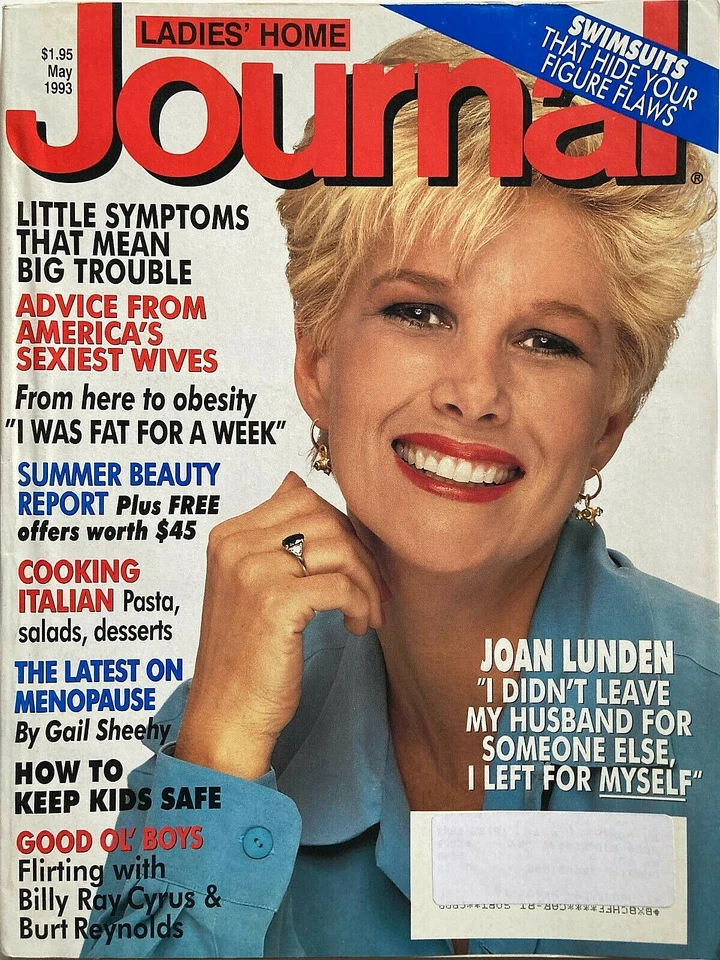 JOAN LUNDEN May 1993 LADIES HOME JOURNAL Magazines BILLY RAY CYRUS BURT REYNOLDS - Image 1 of 1