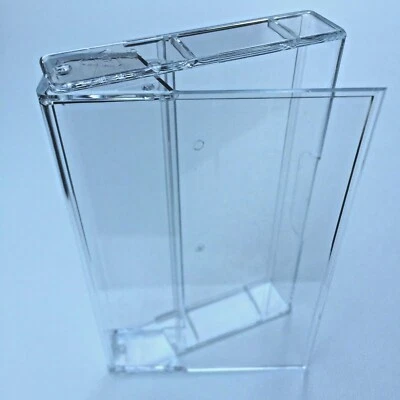 Musik Cassettenhüllen Leerhüllen, MC Kassetten Hüllen, transparent ohne Pin