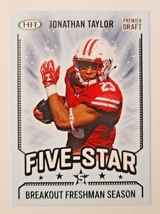2020 Saege Hit Jonathan Taylor RC 2 Card Lot Five Star #38 & 39 - Picture 1 of 6