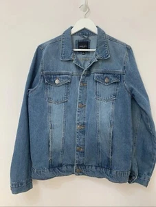 Brave Soul Mid-Blue Men's Classic Denim Jacket. (Size L). - Picture 1 of 7