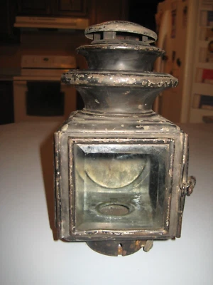 1911 1912 1913 年 T 型福特 COWL 侧标记灯原版脚本型号 2 黄铜 — 第 1/4 张图片