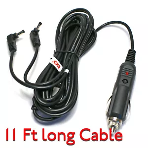Cavo Alimentazione Caricabatteria Auto 11" per Lettore DVD Portatile Sylvania 9" 10" Doppio Schermo - Foto 1 di 5