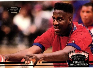 Stadium Club #57 Charles Shackleford 1992-93 solo para miembros - Imagen 1 de 2