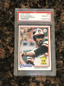 1978 Topps Eddie Murray #36 Baseball Card PSA 8 - Picture 1 of 2