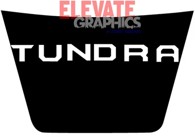 Calcomanías gráficas de vinilo opciones capó central rayas Toyota Tundra 2014-2021 Foto 1 de 4