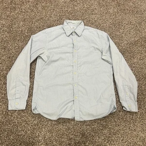 Vintage J. Crew Button Down Herren Medium 15,5 blau dünn gestreift  - Bild 1 von 11