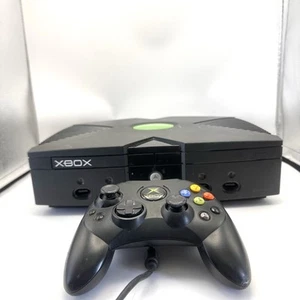 CONSOLE XBOX CLASSIC CON CONTROLLER ORIGINALE COMPLETA DI CAVI - Imagen 1 de 8