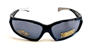 Neu mit Etikett Vintage 90er PC rechteckige Sport-Sonnenbrille mit Seitenschutz (grün/schwarz) - Bild 1 von 5