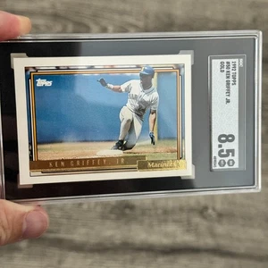 1992 Topps Gold Ken Griffey Jr SGC 8,5 #50 Seattle Mariners - Imagen 1 de 3