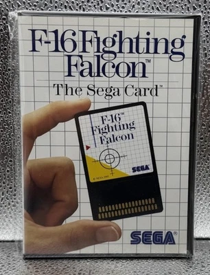 F-16 Fighting Falcon Sega Master System W/Manual W/Poster Retro 1986 #1295 - Image 1 of 4