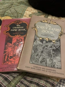“Gray Fairy” & “Crimson Fairy” Paperbacks By Andrew Lang Shelley Duvall Estate - Picture 1 of 11