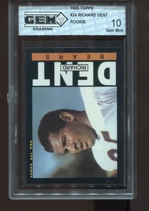 Richard Dent Rookie 1985 Topps #24 RC NFL Chicago Bears GEM MINT 10 - Picture 1 of 2