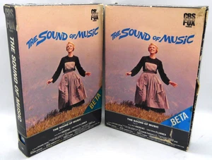 The Sound of Music Betamax Beta Tapes Part 1 & 2 Julie Andrews - Picture 1 of 8