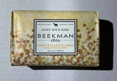 Jabón de leche de cabra Beekman 1802 miel y azahar 9,0 oz nuevo Foto 1 de 2