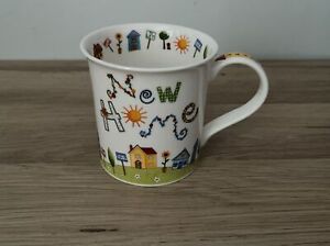 NEW HOME Fine Bone China Mug Made By Dunoon & Clare Caddy VGC