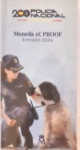 2 EURO SPAGNA 2024 - 200 ANNIVERSARIO POLICIA NACIONAL - Proof - Zdjęcie 1 z 4