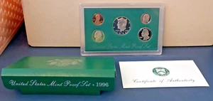1996-S United States Proof Set OGP and COA - Picture 1 of 2