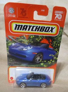 Matchbox 1-100 Series #79 Porsche 911 Carrera Cabriolet Blue  1:64  scale
