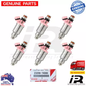 6X FUEL INJECTORS OEM FOR TOYOTA LANDCRUISER LEXUS LX450 23250-74080 23209-74080 - Foto 1 di 1