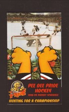 Pee Dee Pride--1998-99 Pocket Schedule--BellSouth Mobility--ECHL