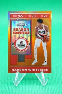 2019-20 Contenders Optic Season Ticket Orange SP /49 #52 Hassan Whiteside BG6 - Picture 1 of 2