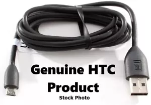 HTC Original Micro USB Charging & Data Cable Black - Picture 1 of 2