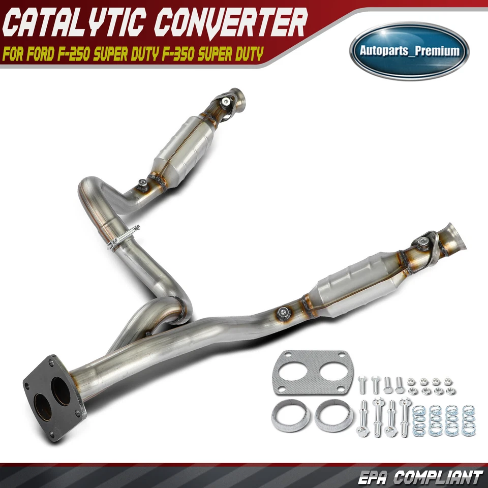 Convertidor catalítico delantero para Ford F-250 Super Duty F-350 Super Duty 2005-2007 Foto 1 de 4