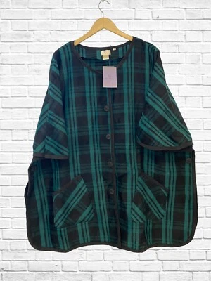 New Hot in Hollywood Plaid Poncho Cardigan 2X/3X NWT - Image 1 of 4