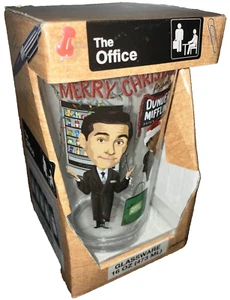 *Nuevo* Regalo de Navidad coleccionable The Office: Cristalería Michael Scott 16 OZ - Imagen 1 de 4