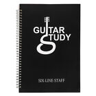  Tab Note Notebook Portable Music Blank Guitar Tablature for Work Bass Gift