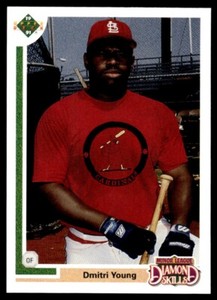 1991 Upper Deck Final Edition Dmitri Young St. Louis Cardinals #7F
