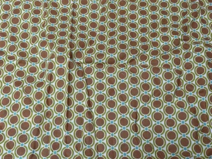 Amy Butler Fabric Optic Green Brown Midwest Modern Rowan Fabrics Dot Craft 31X22 - Picture 1 of 2