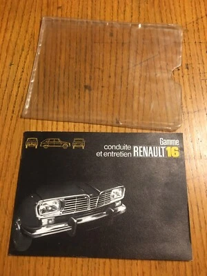 Руководство пользователя Renault R16 1152 1153 1972 сервисное обслуживание справочник водителя - Изображение 1 из 4