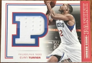 2012-13 Panini Dress Code Jumbo Jerseys Evan Turner #25 Philadelphia 76ers - Picture 1 of 2