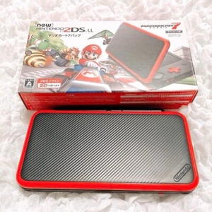 New Nintendo 2DS XL LL Mario Kart 7 Pack Console w/Box Tested oki08 - Imagen 1 de 4