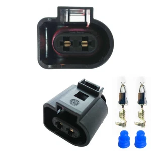 Connettore auto - AMP Tyco VAG 2-pin (FEMALE) 1J0973722, 1J0 973 722 audi vw man - Picture 1 of 4