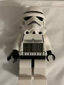 Lego Star Wars Stormtrooper Digitaler batteriebetriebener Wecker funktioniert getestet 9 Zoll - Bild 1 von 9
