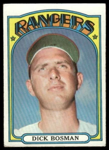 1972 Topps #365 Dick Bosman - Imagen 1 de 2