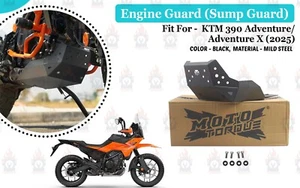 KTM Black Engine Guard "(Sump Guard) Fit For Adventure 390/ Adventure X (2025)" - Picture 1 of 11