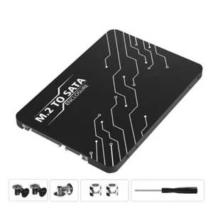 Chiave NGFFs SSD a SATA 3 adattatori 2,5" scheda enclosure per 30/42/60/80mm - Foto 1 di 8
