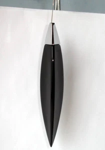 Baccarat Plume Onyx Crystal Chandelier Pendant Drop/Ornament 2105720 New - Picture 1 of 3