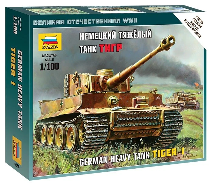 Zvezda 500786256 - 1 100 Tedesco Tigre Carro pesante I
