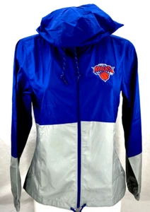 NEW New York Knicks Columbia Flash Forward Blue Windbreaker Jacket Women S - Picture 1 of 7
