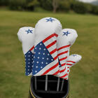 American Flag Golf Club Headcover Driver Fairway Wood Hybrid Star Protect Cover